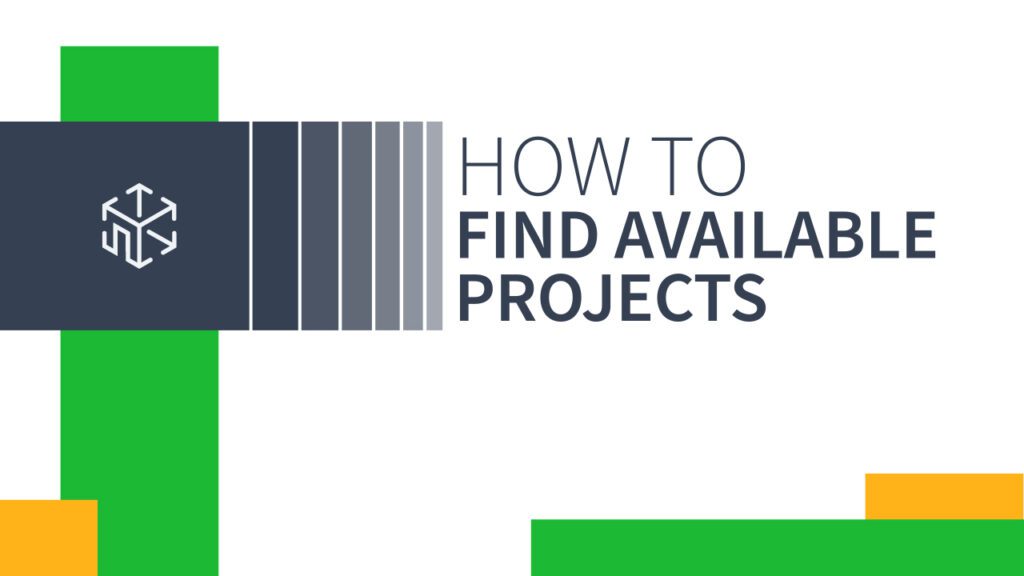 How to find available projects - thumbnail.