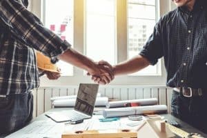 2 Person Handshaking