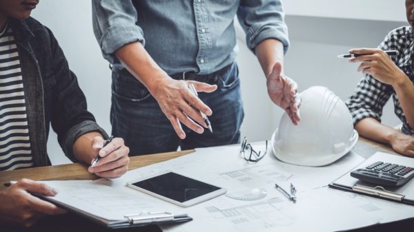 Meeting on Construction Plans