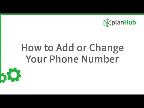 How to add or change your phone number