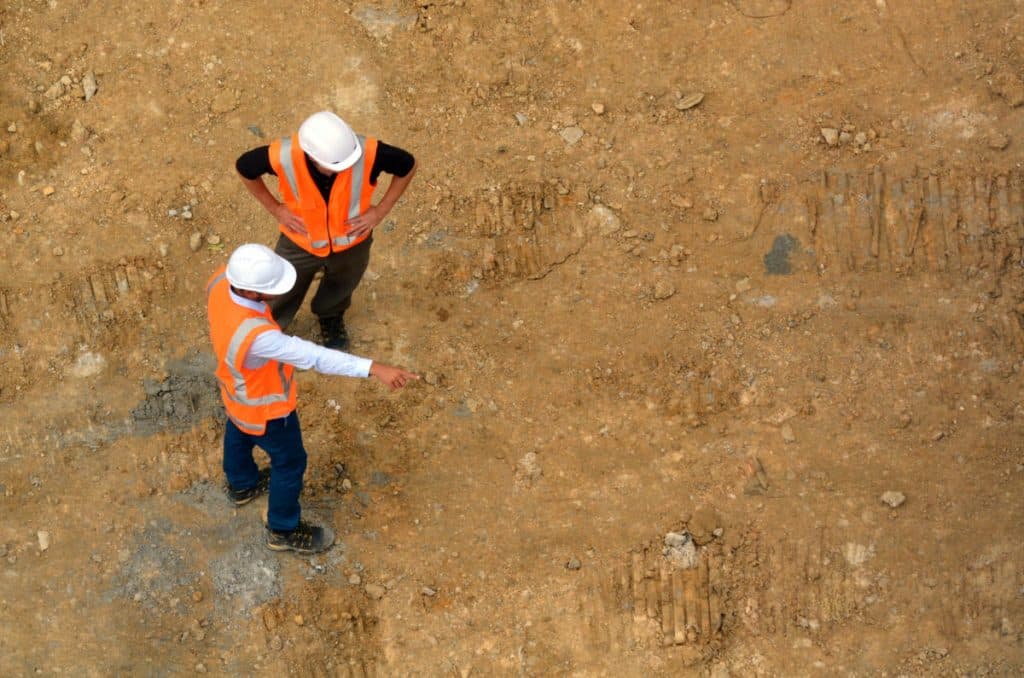 2 Workers on a Construction Site