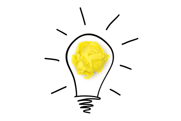 idea symbol as a lamp