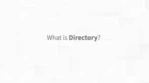 about directory definition