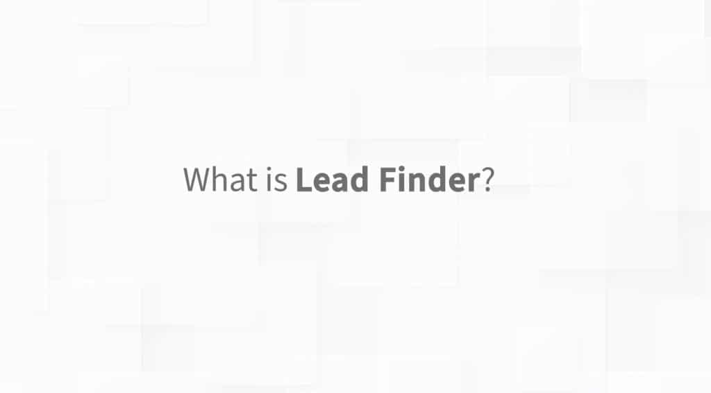 about lead finder