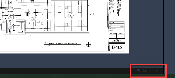 Zoom and Rotation Tools for Plans