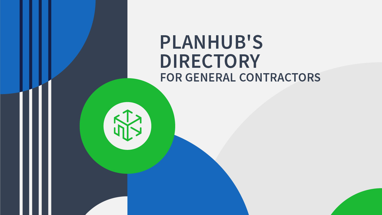 PlanHub's Directory for general contractors