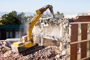 Demolition machine image.