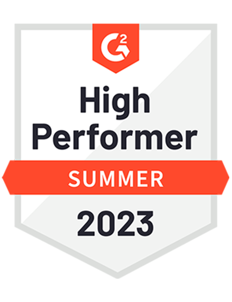 G2 High performer - summer 2023