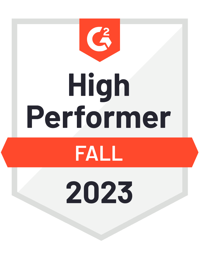 G2 High performer - fall 2023