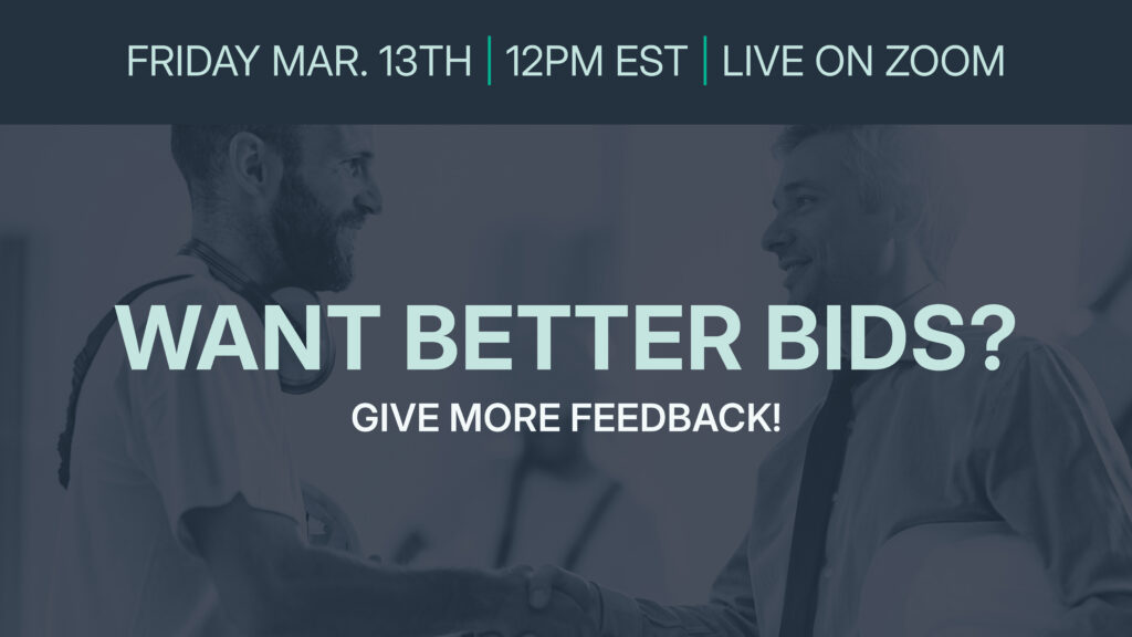 planhub general contractor webinar want better bids